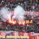 DELIJE, navijaci fudbalera Crvene zvezde, na prvenstvenoj utakmici protiv Cukarickog, na stadionu Rajko Mitic. Beograd, 18.02.2023. foto: Nebojsa Parausic Fudbal, Crvena zvezda, Cukaricki