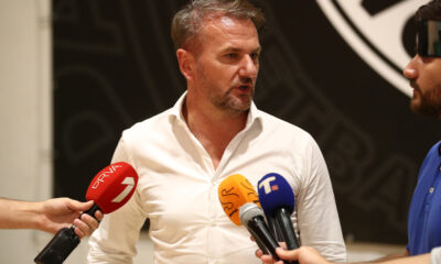 OSTOJA MIJAILOVIC predsednik kosarkasa Partizana na okupljanju i treningu pred pocetak sezone u maloj sali Stark Arene, Beograd 28.08.2023. godine Foto: Ivica Veselinov / MN PRESS KOSARKA, BASKETBALL, KK PARTIZAN, TRENING