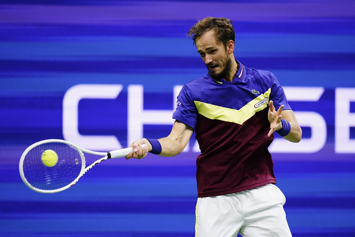 Danil Medvedev u finalu US opena 2023 protiv Novaka Đokovića