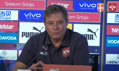 Dragan Stojković Piksi na konferenciji pred utakmicu Srbija - Mađarska u kvalifikacijama za EURO