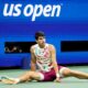 Karlos Alkaraz u meču protiv Danila Medvedeva u polufinalu US opena