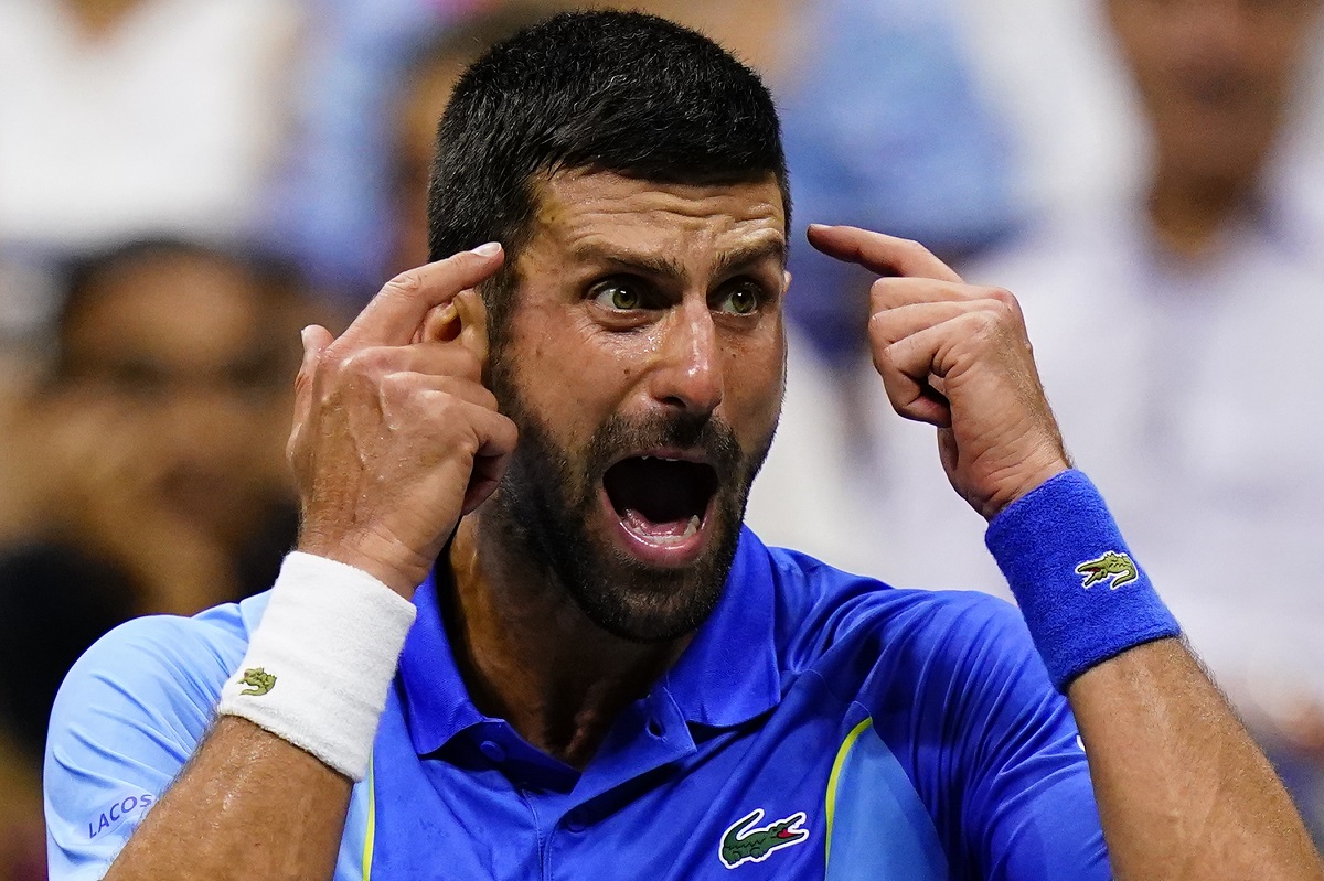 Novak Đoković besan tokom finala US opena 2023. godine protiv Danila Medvedeva