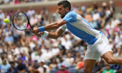 Novak Đoković protiv Tejlora Frica u četvrtfinalu US opena 2023. godine
