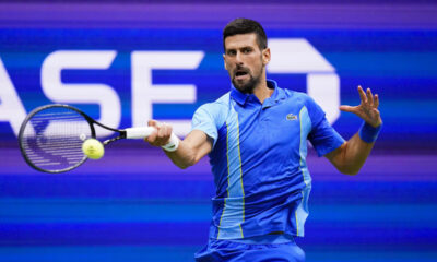 Novak Đoković tokom finala US opena 2023.