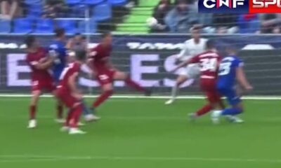 Stefan Mitrović postiže gol za Hetafe protiv Osasune
