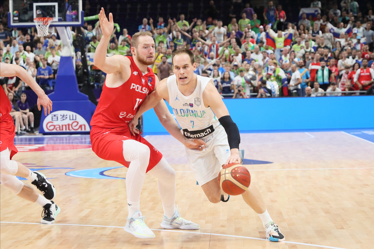 KLEMEN PREPELIC kosarkas reprezentacije Slovenije na utakmici cetvrtfinala 1/4 FIBA Evropskog prvenstva protiv Poljske u Mercedes Benc areni, Berlin 14.09.2022. godine Foto: Marko Metlas Kosarka, Slovenija, FIBA Evropsko prvenstvo, Poljska