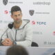 NOVAK DJOKOVIC, teniser Srbije, na press konferenciji na Srpska open. Banja Luka, 17.04.2023. foto: MN Press / ag Tenis
