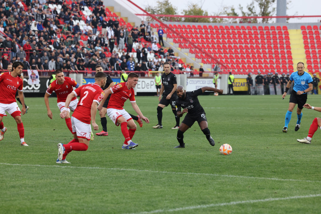 Aldo Kalulu je protiv Napretka postigao prvi gol u dresu Partizana