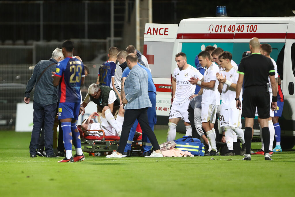 fudbaler Cukarickog na utakmici Mocart Superlige protiv Vojvodine na stadionu Cukarickog, Beograd 29.10.2023. godine Foto: Ivica Veselinov / MN PRESS FUDBAL, FOOTBALL, MOZZART SUPERLIGA, PRVENSTVO SRBIJE, NATIONAL CHAMPIONSHIP, FK CUKARICKI, FK VOJVODINA