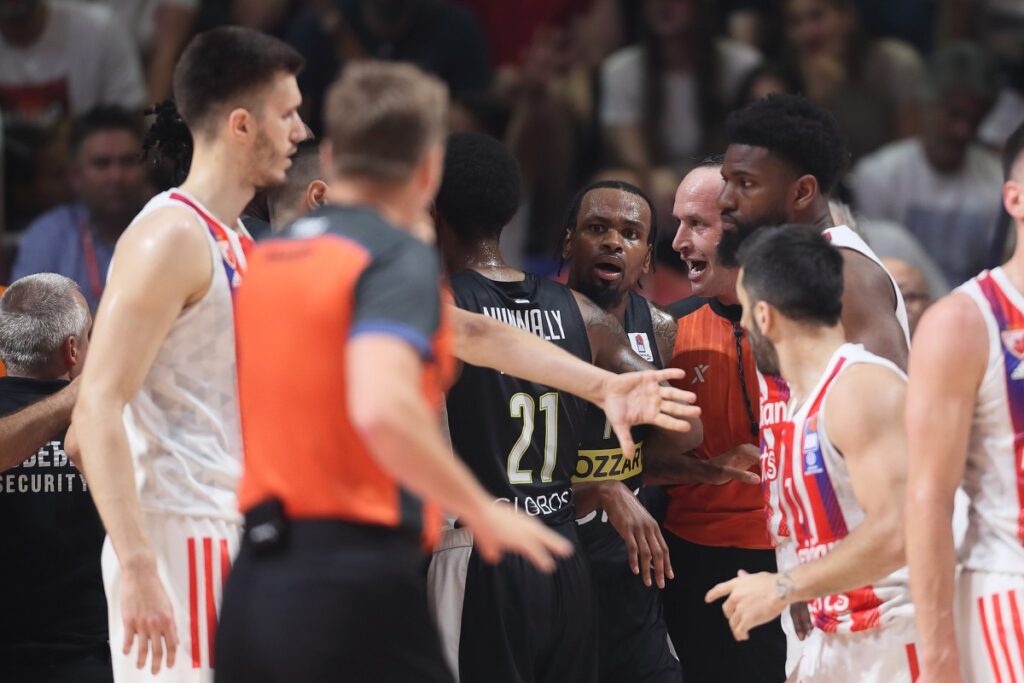 KEVIN PUNTER Kevin Panter kosarkas Partizana tuca na utakmici finala Jadranske ABA lige protiv Crvene zvezde u hali Aleksandar Nikolic Pionir, Beograd 18.06.2023. godine Foto: Marko Metlas Kosarka, Partizan, Jadranska ABA liga, Crvena zvezda