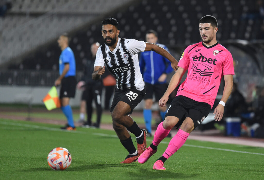 PARTIZAN vs VOZDOVAC Beograd, 29.10.2023. foto: Nebojsa Parausic / MN Press photo Fudbal, Partizan, Vozdovac