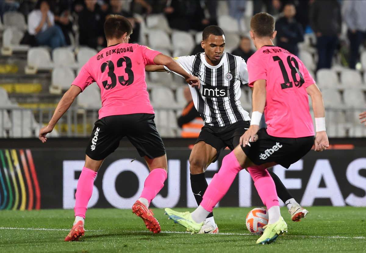 PARTIZAN vs VOZDOVAC Beograd, 29.10.2023. foto: Nebojsa Parausic / MN Press photo Fudbal, Partizan, Vozdovac