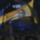 Fans of Boca Juniors cheer for their team during a local tournament soccer match against River Plate at La Bombonera stadium in Buenos Aires, Argentina, Sunday, Oct. 1, 2023. (AP Photo/Gustavo Garello)