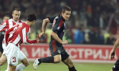 Miroslav Klose u dresu Bajerna protiv Crvene zvezde