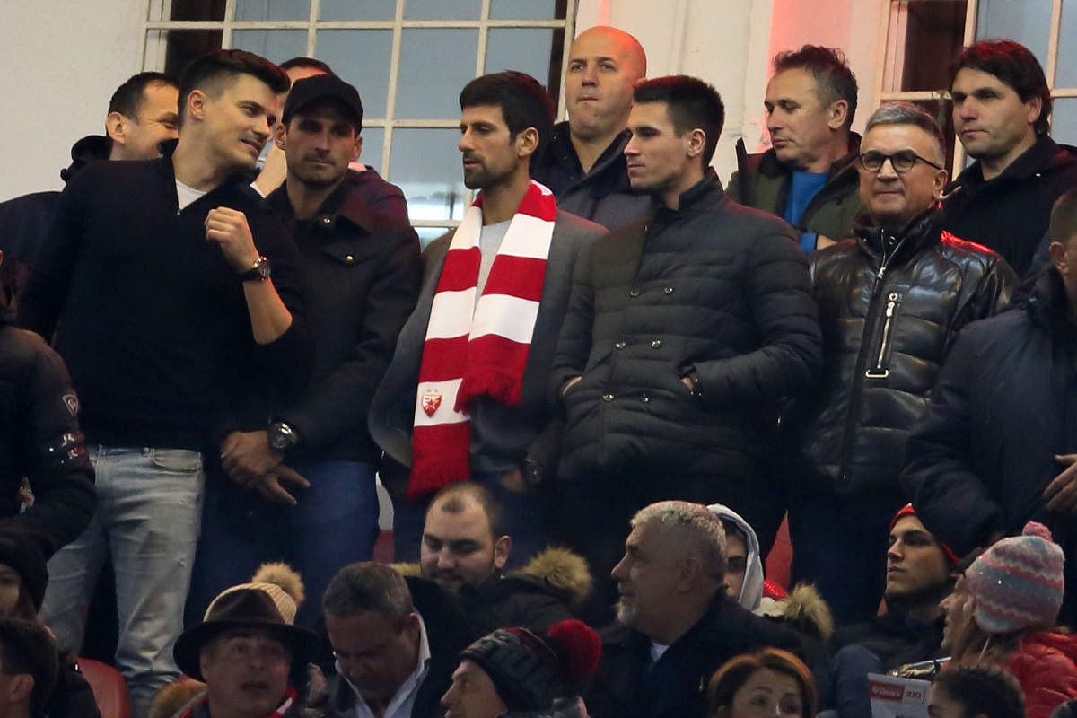 Novak, Marko, Srđan, Đorđe Đoković - stadion Rajko Mitić (Marakana)