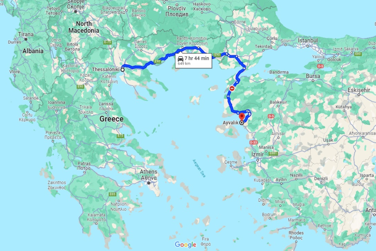 Makedonikos, od Soluna preko Turske do Grčke