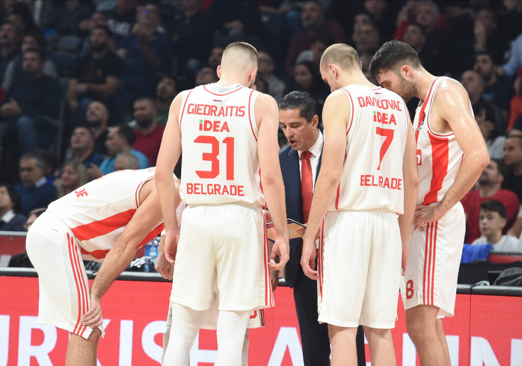 , kosarkas Crvene zvezde, na utakmici Evrolige protiv Fenerbahcea, u Beogradskoj Stark areni. Beograd, 14.11.2023. Foto: Nebojsa Parausic / MN Press Kosarka, Euroleague, Crvena zvezda, Fenerbahce