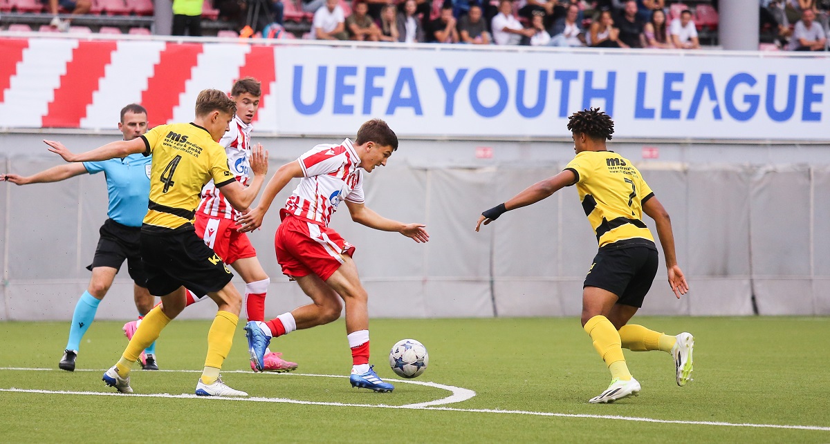 Jovan Šljivić, Omladinci Crvene zvezde, UEFA Liga mladih