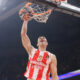 Luka Mitrović kosarkas Crvene zvezde na utakmici Evrolige protiv Albe Berlin u hali Stark Beogradska arena, Beograd 14.12.2023. godine Foto: Marko Metlas Kosarka, Crvena zvezda, Evroliga, Alba Berlin