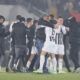 Mateja Stjepanović, fudbaler Partizana, na prvenstvenoj utakmici protiv Crvene zvezde, na stadionu JNA. Beograd, 20.12.2023. foto: Marko Metlas Fudbal, 171. derbi, Partizan, Crvena zvezda,