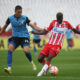 PETER OLAYINKA Peter Olajinka fudbaler Crvene Zvezde na utakmici Mocart Superlige Srbije protiv NEMANJA DJEKOVIC iz Napretka na stadionu Rajko Mitic, Beograd 06.08.2023. godine Foto: Ivica Veselinov / MN PRESS FUDBAL, FOOTBALL, FK CRVENA ZVEZDA, NAPREDAK KRUSEVAC, MOZZART SUPERLIGA, PRVENSTVO SRBIJE, NATIONAL CHAMPIONSHIP