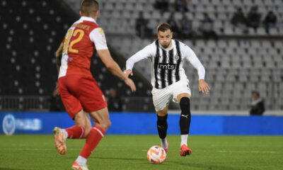 SINISA SANICANIN, fudbaler Partizana, na prvenstvenoj utakmici protiv Vojvodine, na stadionu JNA. Beograd, 02.012.2023. foto: Nebojsa Parausic Fudbal, Partizan, Vojvodina