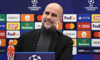 JOSEP PEP GUARDIOLA Zozep Pep Gvardiola trener fudbalera Mancester Sitija na konferenciji pred utakmicu UEFA Lige Sampiona protiv Crvene Zvezde na stadionu Rajko Mitic, Beograd 12.12.2023. godine Foto: Ivica Veselinov / MN PRESS FUDBAL, FOOTBALL, UEFA CHAMPIONS LEAGUE, LIGA SAMPIONA, CRVENA ZVEZDA, RED STAR, MANCHESTER CITY