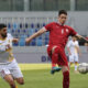 SLOBODAN TEDIC, fudbaler Srbije U21, na utakmici kvalifikacija protiv Jermenije, i ERJANIK GHUBASARYAN, na stadionu TSC Arena. Backa Topola, 29.03.2022. foto: Nebojsa Parausic Fudbal, UEFA, Srbija, Jermenija, U21