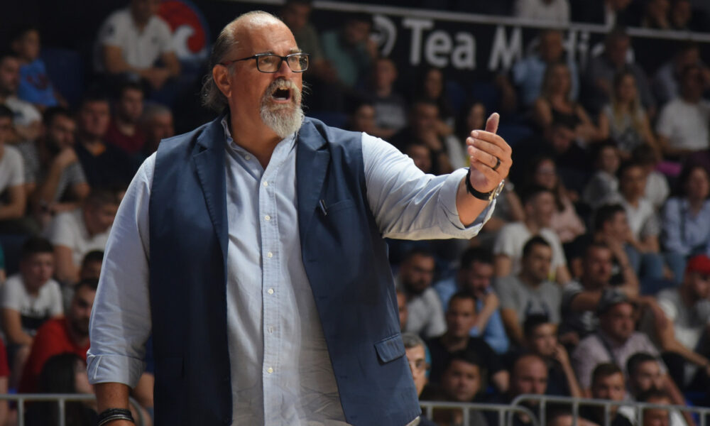 ALEKSANDAR DZIKIC, trener kosarkasa Buducnosti, na utakmici polufinala ABA lige protiv Partizana, u hali Moraca. Podgorica, 15.05.2022. foto: MN Press / rb Kosarka, ABA league, Partizan, Buducnost