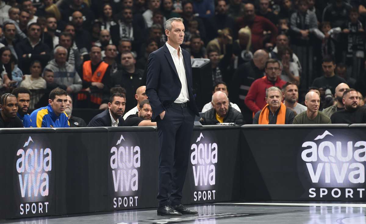 , kosarkas Partizana, na utakmici Evrolige protiv Makabija, u Beogradskoj Stark areni. Beograd, 12.01.2024. foto: Nebojsa Parausic / MN press Kosarka, Euroleague, Partizan, Makabi