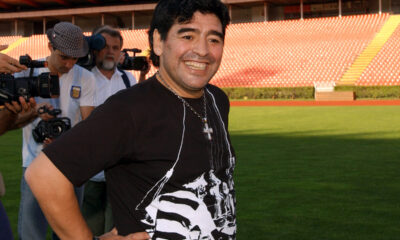 FUDBAL - Diego Armando Maradona, bivsi fudbaler Argentine, na snimanju dokumentarnog filma o njemu u reziji Emira Kusturice.Beograd, 14.06.2005. snimio:N.Parausic ®