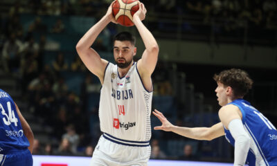 DUSAN RISTIC kosarkas Srbije na utakmici kvalifikacija za Evropsko Prvenstvo protiv Finske u hali Aleksandar Nikolic, Beograd 23.02.2024. godine Foto: Ivica Veselinov / MN PRESS KOSARKA, BASKETBALL, KVALIFIKACIJE, SRBIJA, FINSKA, FINLAND, SERBIA