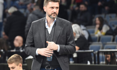 MARKO PESIC, basketball player of Bayern, at the Euroleague match against Partizan Belgrade, at Belgrade Stark Arena. Belgrade, 08.02.2024. photo: Nebojsa Parausic / MN Press BASKETBALL, EUROLEAGUE, PARTIZAN, BAYERN MUNICH