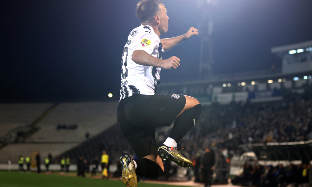 fudbaler Partizana na utakmici Mocart Superlige protiv Zeleznicara iz Panceva na stadionu Partizana, Beograd 02.03.2024. godine Foto: Marko Metlas Fudbal, Prvenstvo Srbije, Mocart Superliga, Partizan, Zeleznicar Pancevo