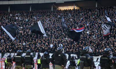 Grobari dimne bombe šetalica, FK Partizan, FK Crvena zvezda, 172. Večiti derbi