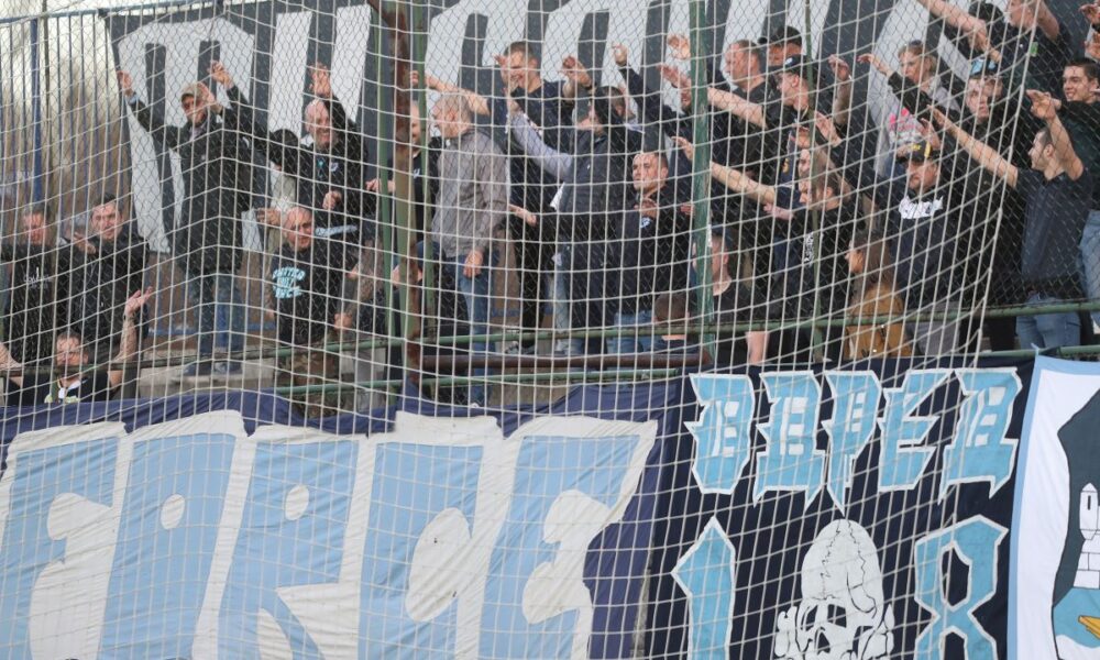 UNITED FORCE, navijaci fudbalera Rada, na utakmici kupa Srbije protiv Vojvodine, na stadionu Kralj Petar Prvi. Beograd, 06.04.2022. foto: MN Press / vm Fudbal, Rad, Vojvodina