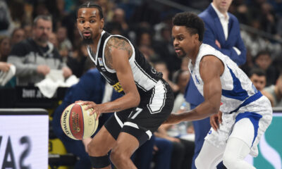 KEVIN PUNTER Kevin Panter, kosarkas Partizana, na utakmici ABA lige protiv Buducnosti, u Beogradskoj Stark Areni. Beograd, 16.12.2023. foto: Nebojsa Parausic Kosarka, ABA League, Partizan, Buducnost