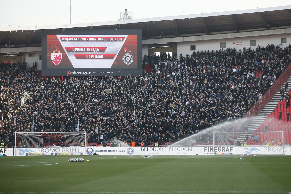 172. Večiti derbi FK Partizan FK Crvena zvezda