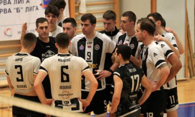 , odbojkas Partizana, na prvenstvenoj utakmici protiv Crvene zvezde, u hali Master. Beograd, 17.03.2024. foto: MN Press / vm Odbojka, Partizan, Crvena zvezda