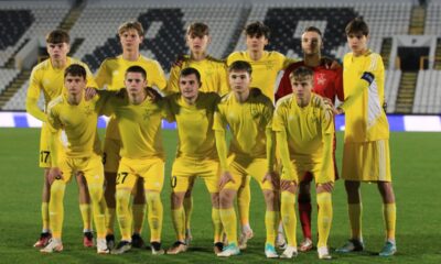 Mladi fudbaleri Serifa, na utakmici UEFA lige mladih, protiv Partizana, na stadionu JNA. Beograd, 28.11.2023. foto: MN Press / vm Fudbal, Mladi, Partizan, Serif