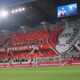 Navijači Vojvodine na utakmici finala Kupa Srbije protiv Crvene zvezde na stadionu Lagator Loznica 21.05.2024. godine Foto: Marko Metlas Fudbal, Crvena zvezda, Finale Kup Srbije, Vojvodina