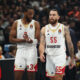 JORDAN LOYD Dzordan Lojd i MIKE JAMES Majk Dzejms kosarkasi Monaka na utakmici Evrolige protiv Partizana u hali Beogradska Stark Arena, Beograd 05.12.2023. godine Foto: Ivica Veselinov / MN PRESS KOSARKA, BASKETBALL, EVROLIGA, EUROLEAGUE, PARTIZAN, MONACO, MONAKO