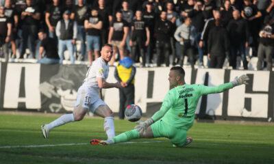 fudbaler Cukarickog na utakmici Mocart Superlige protiv Partizana na stadionu Cukarickog, Beograd 17.05.2024. godine Foto: Ivica Veselinov / MN PRESS FUDBAL, FOOTBALL, MOZZART SUPERLIGA, PRVENSTVO SRBIJE, NATIONAL CHAMPIONSHIP, FK CUKARICKI, FK PARTIZAN