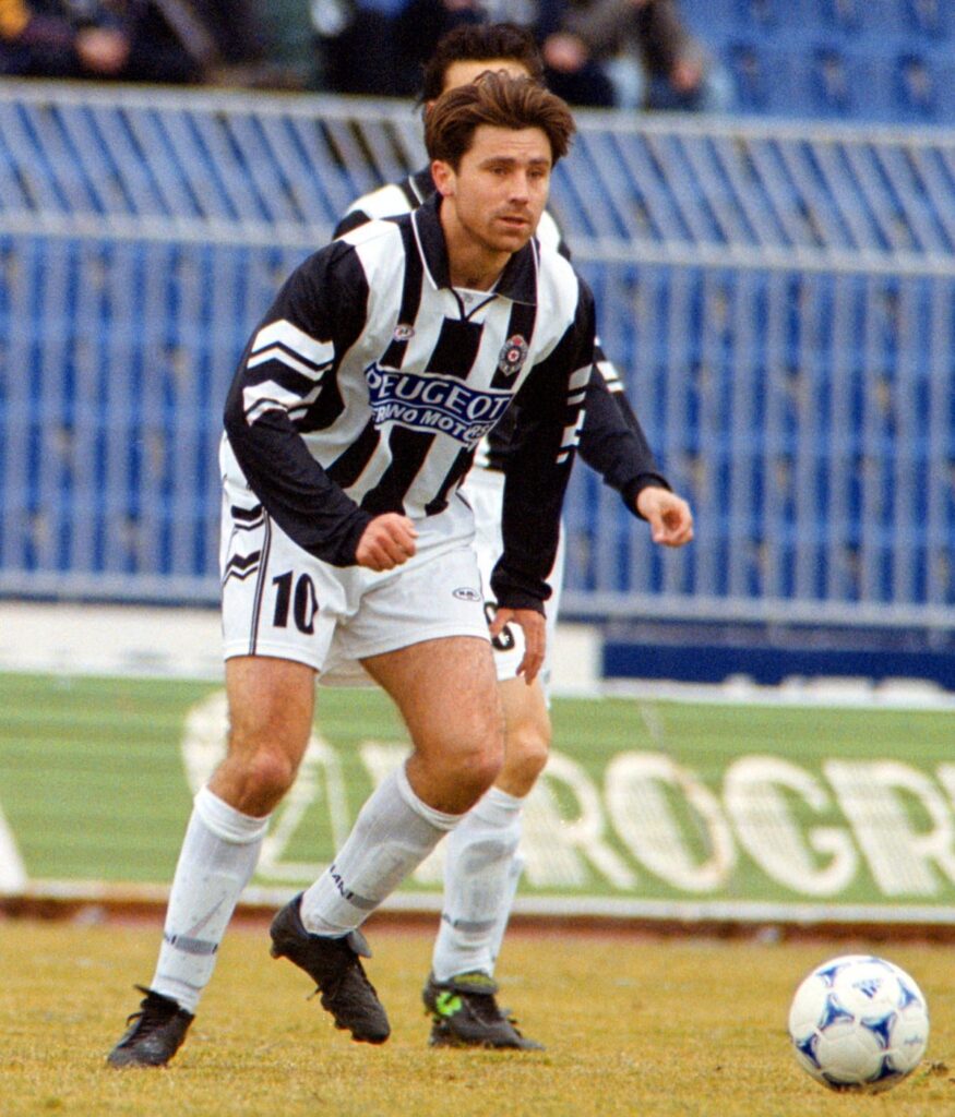 FUDBAL - Djordje Tomic, fudbaler Partizana. Beograd, 19.02.2000. snimio:N.Parausic