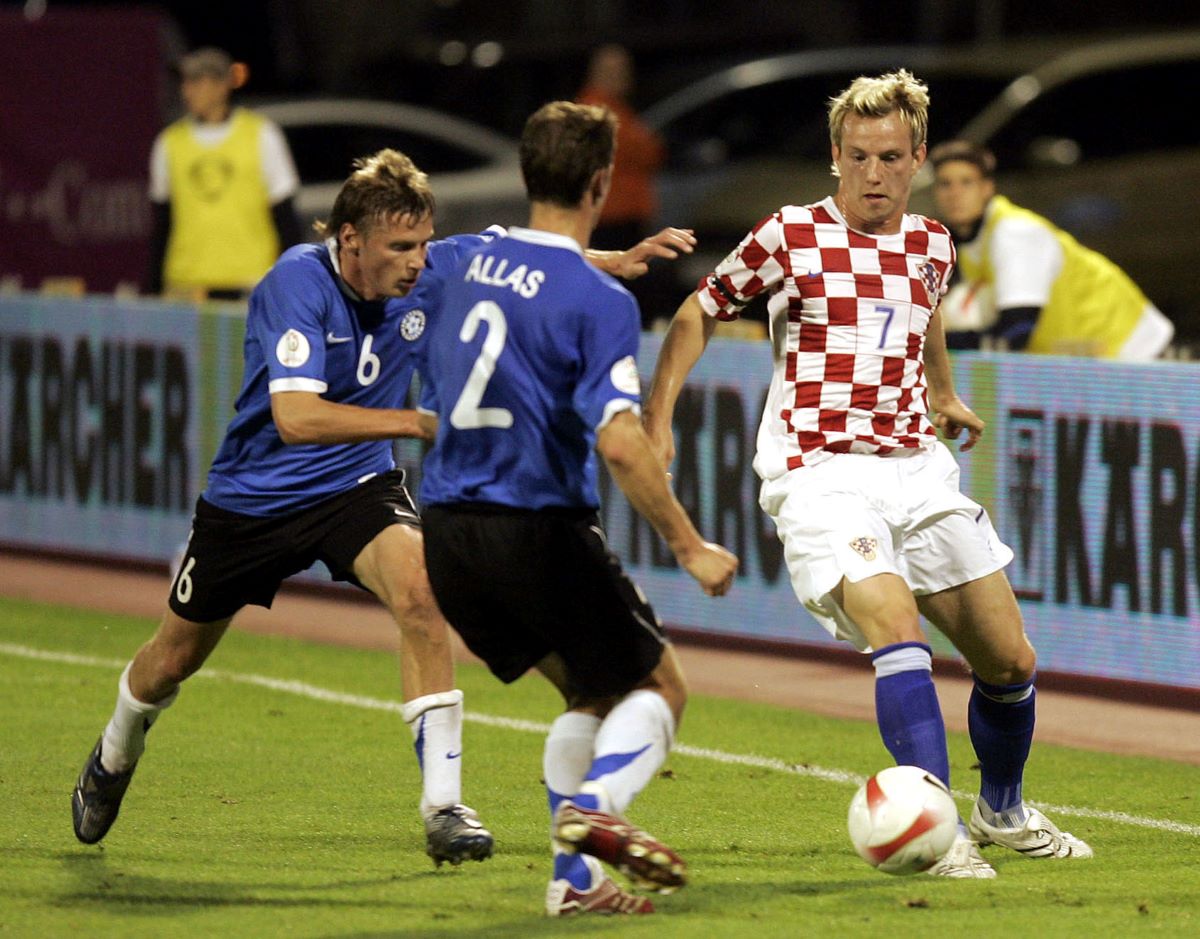 FUDBAL - IVAN RAKITIC, player of CRO Hrvatska, during the match against Estonia. Zagreb, 08.09.2007. photo: MN PRESS / str Denis Ceric