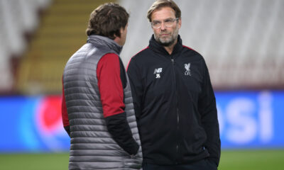 JUERGEN KLOPP Jirgen Klop trener fudbalera Liverpula na treningu pre utakmice UEFA Lige Sampiona protiv Crvene zvezde na stadionu Rajko Mitic, Beograd 05.11.2018. godine Foto: Marko Metlas Fudbal, Crvena zvezda, UEFA Liga Sampiona , Liverpul