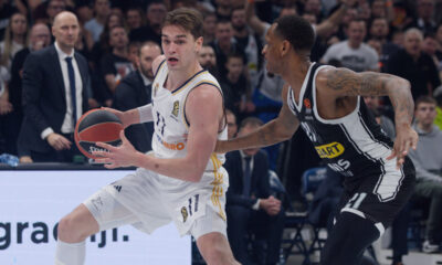 MARIO HEZONJA kosarkas Reala Madrid na utakmici Evrolige protiv Partizana u hali Stark Beogradska arena, Beograd 21.03.2024. godine Foto: Marko Metlas Kosarka, Partizan, Evroliga, Real Madrid