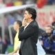 Croatia's head coach Zlatko Dalic stands during a Group B match between Croatia and Italy at the Euro 2024 soccer tournament in Leipzig, Germany, Monday, June 24, 2024. (AP Photo/Ebrahim Noroozi)