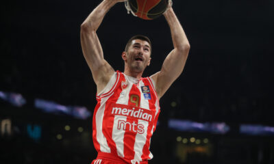 kosarkas Crvene zvezde na utakmici finala plejofa Kosarkaske Superlige Srbije protiv Partizana u hali Beogradska Arena, Beograd 05.06.2024. godine Foto: Ivica Veselinov / MN PRESS KOSARKA, BASKETBALL, KLS, SUPERLIGA, PRVENSTVO SRBIJE, NATIONAL CHAMPIONSHIP, PARTIZAN, CRVENA ZVEZDA