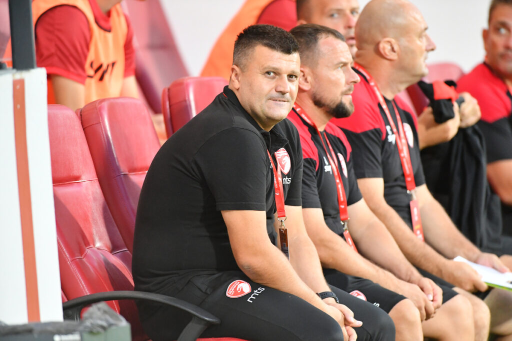 Trener Radnickog 1923, na utakmici Lige Konferencija protiv Mornara na stadionu Dubocica, Leskovac 25.07.2024. foto: MN Press / mi Fudbal, Radnicki KG, Mornar, Radnicki 1923